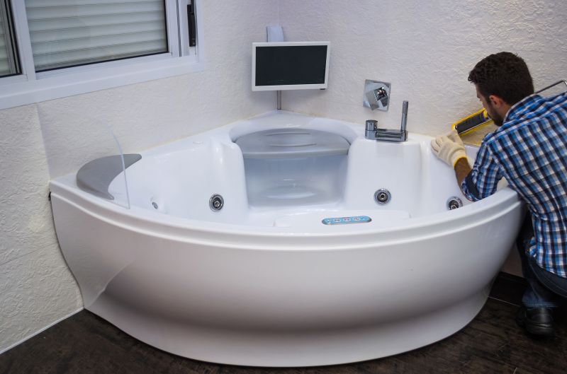 Acrylic Bathtub Installation in South Portland, ME