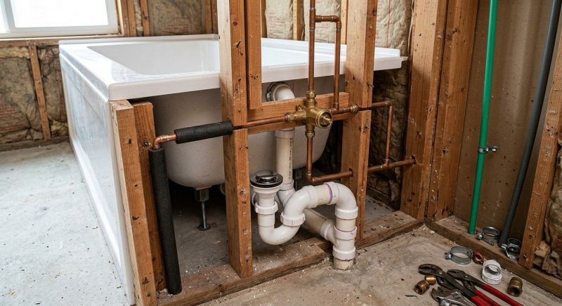 Acrylic Bathtub Installation in Lancaster County, PA